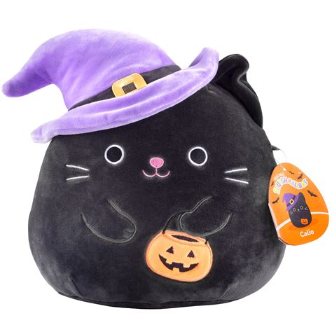 The purple witch cat Squishmallow: a comforting plush companion.